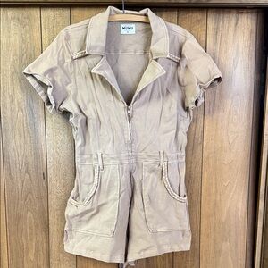 Show Me Your MuMu Tan Jumpsuit